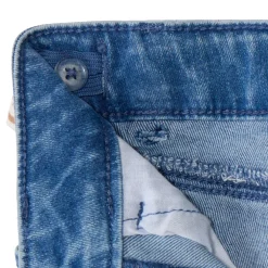 Slimme jeans met halsdoekriem in print meisjes