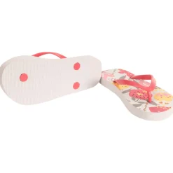 Slippers met bloemenprint meisjes
