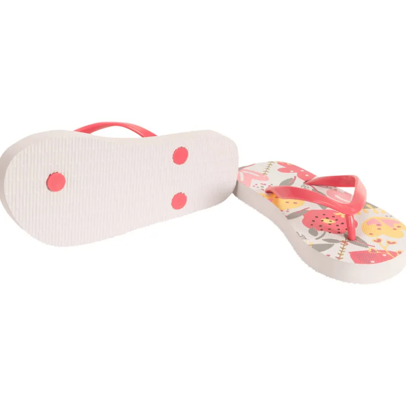 Slippers met bloemenprint meisjes