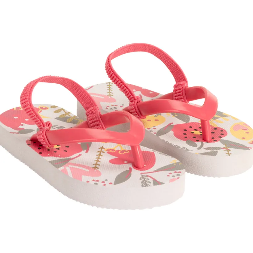 Slippers met bloemenprint meisjes