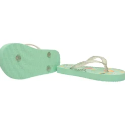 Slippers met glinsterende band en fruitprint meisjes met bandje volgens de leeftijd