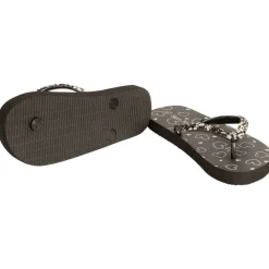 Slippers met hartenprint en strassband meisjes met bandje volgens leeftijd