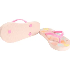 Slippers met palmenprint meisjes met bandje volgens de leeftijd