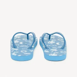 Slippers met print jongens met bandje volgens maat