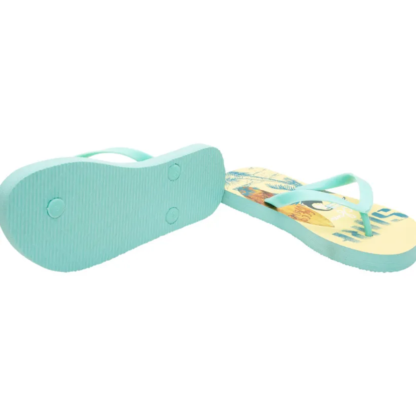 Slippers met toucan- en surfprint jongens