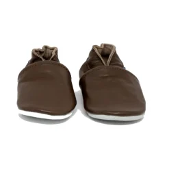 Slofjes Babysoft 18-24M leder Brown