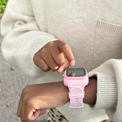 Smartwatch voor kinderen met GPS, locatie, SOS, bellen en videofunctie Roze