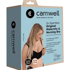 S/M - Duo Pack borstvoedingbeha Original 1xZwart - 1x Honey