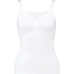 S - Naadloze voedingstop met shapewear - Wit