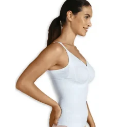 S - Naadloze voedingstop met shapewear - Wit