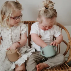 Snack Beker siliconen Natural