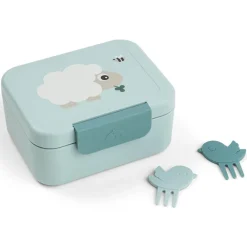 Snackbox met snackprikkers Tiny Farm Blauw