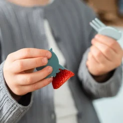 Snackbox met snackprikkers Tiny Farm Blauw