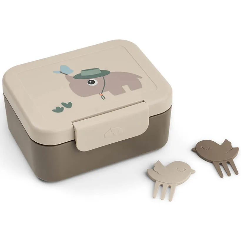 Snackbox met snackprikkers Tiny Trails Zand