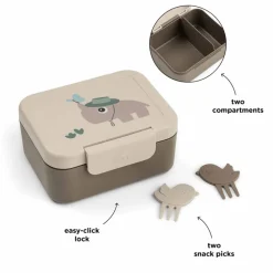 Snackbox met snackprikkers Tiny Trails Zand