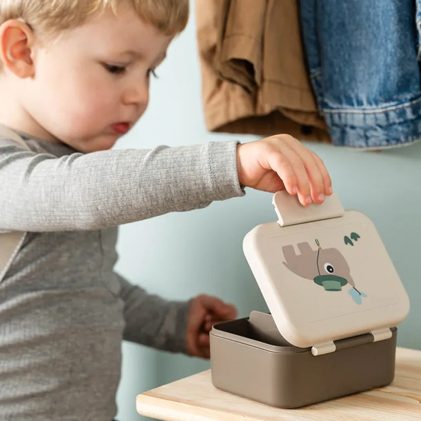 Snackbox met snackprikkers Tiny Trails Zand
