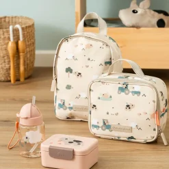 Snackbox met snackprikkers Tiny Farm Roze
