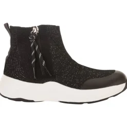 Sneakers in glanzend gaas met elastiek meisjes