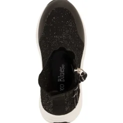 Sneakers in glanzend gaas met elastiek meisjes