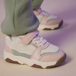 Sneakers in mesh met inzetstukken voor baby meisjes