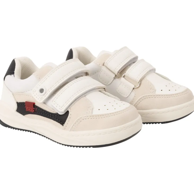 Sneakers in suèdine met klittenband voor baby jongen
