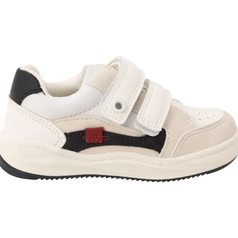 Sneakers in suèdine met klittenband voor baby jongen