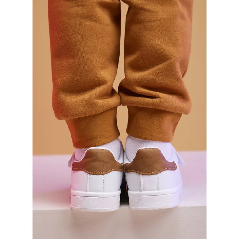 Sneakers lage model met velcro en elastische veters jongens