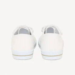 Sneakers lage van stof met veters + klittenband voor jongen