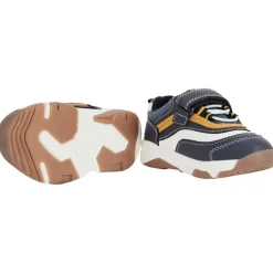 Sneakers met contrasterende inzetstukken voor baby jongen