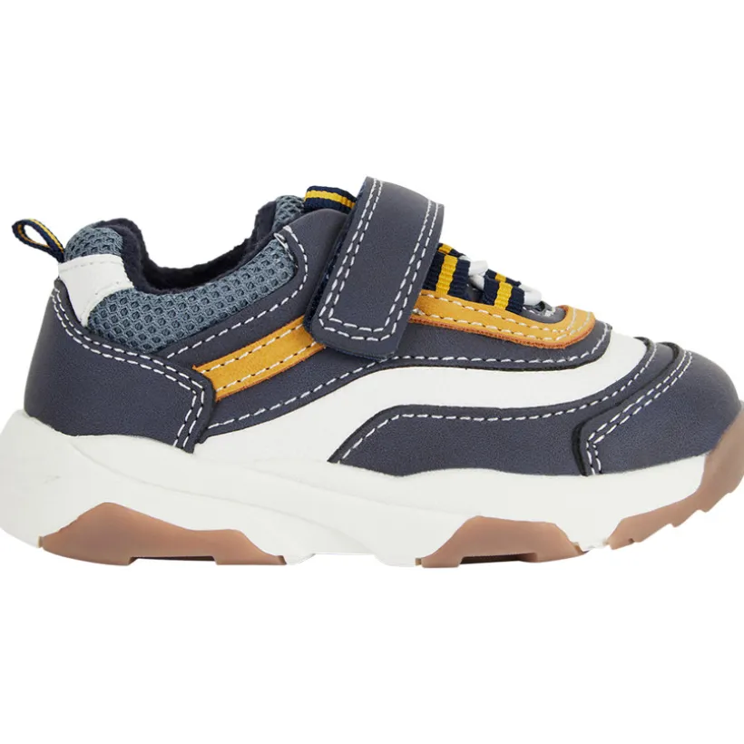 Sneakers met contrasterende inzetstukken voor baby jongen