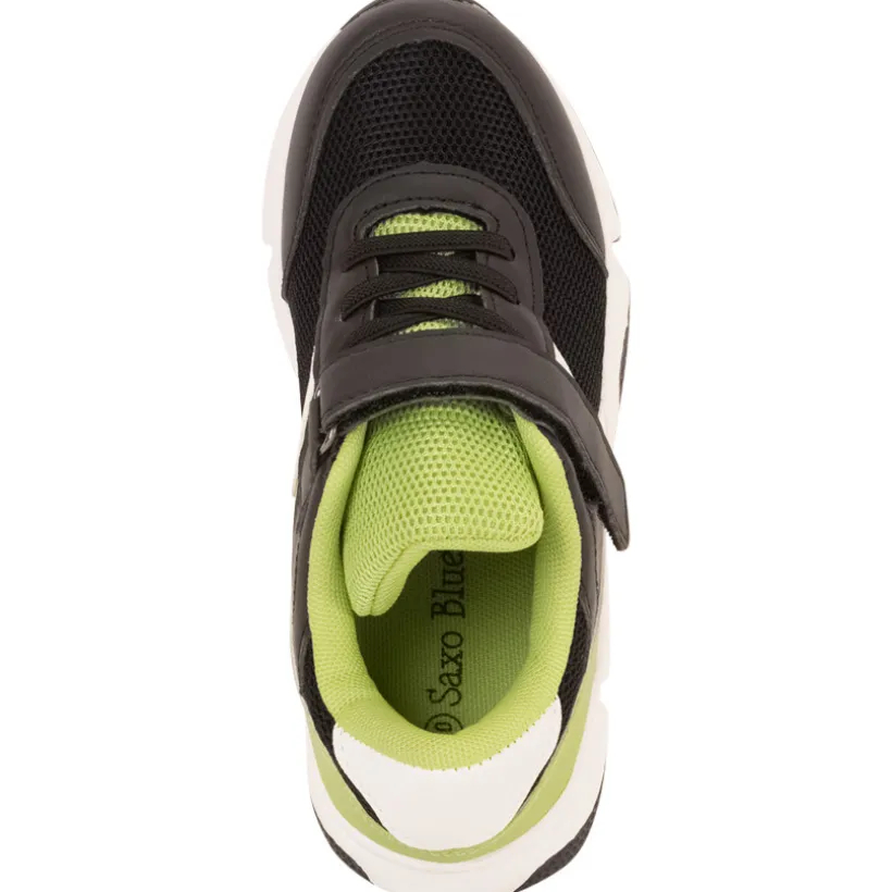 Sneakers met elastische veters en velcro jongens