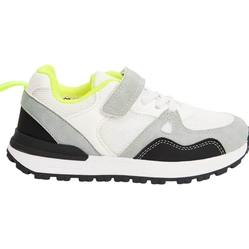 Sneakers met elastische veters en klittenband jongens