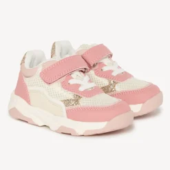 Sneakers met pailletteninzetstukken voor babymeisje