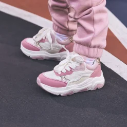 Sneakers met pailletteninzetstukken voor babymeisje
