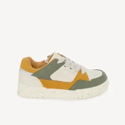 Sneakers met rits en contrasterende inzetstukken jongens