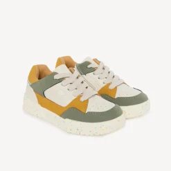 Sneakers met rits en contrasterende inzetstukken jongens