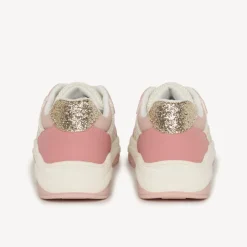 Sneakers met roze pailletteninzetstukken meisjes