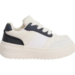 Sneakers met veters en rits + inzetten voor jongen