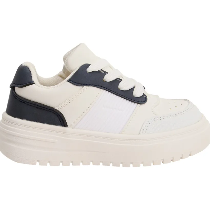 Sneakers met veters en rits + inzetten voor jongen
