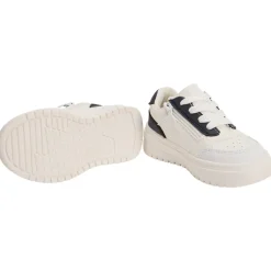 Sneakers met veters en rits + inzetten voor jongen
