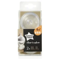 Snelstromende siliconen spenen 6m x 2