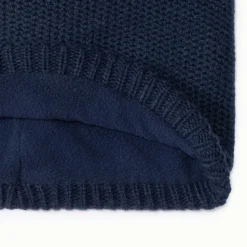 Snood in gebreid met microfleece voering, effen kleur
