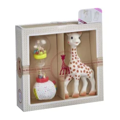 Sophie la Girafe geschenkset met Soft Maracas rammelaar voor geboortegeschenk