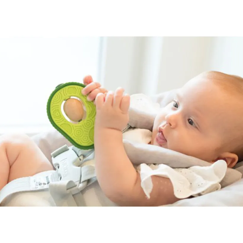 Speelgoed bijtring Avocado Groen