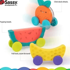 Speelgoed om te stapelen fruitauto