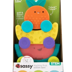Speelgoed om te stapelen fruitauto