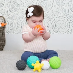 Speelgoedset 1e leeftijd Textured multi ballen