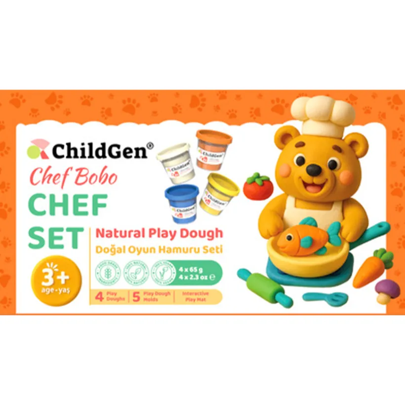 Speelklei - Paw Pals Set chef - 3J+
