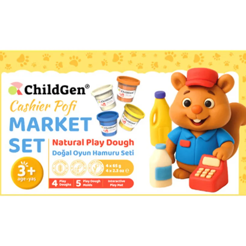 Speelklei - Paw Pals Set Market - 3J+