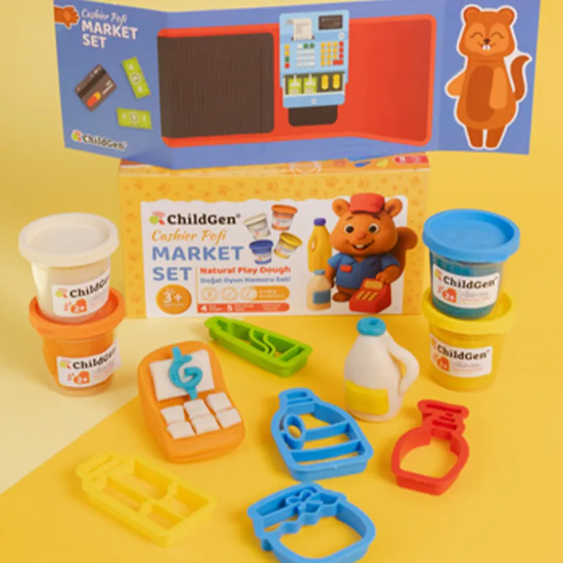 Speelklei - Paw Pals Set Market - 3J+